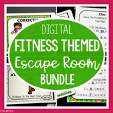 Fitness Escape Room Bundle - Numbers, Letters, Codes/Patterns
