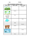 FSL Vocabulary Test- Fill-in-the-blank 2