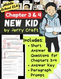 New Kid Chapter 3 Chapter 4 Reading Questions Short Answer Paragraph Prompt DEI
