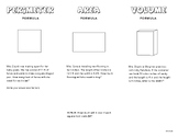 Area, Perimeter, and Volume Brochure