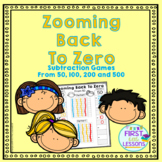 Zooming Back To Zero:  Subtraction Games From 50, 100, 200 and 500