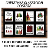 Christmas Posters for Classroom/Bulletin Board Christmas Decor