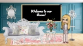 BITMOJI VIRTUAL CLASSROOM***Victorian Glam Theme***EDITABLE 