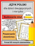 ?wiczenia z czasownikami. Budowanie zdaÂ¨Â½ i poszerzanie s?ownictwa.