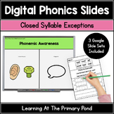 Closed Syllable Exceptions Google Slides | -ILD, -OST, -OLD, -IND, -OLT