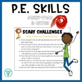 Scarf Challenges | PE Skills | PE Activities