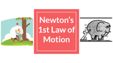 Newton's 1st Law Notes-Google Slide Presentation-Distance Learning