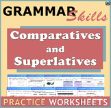 Comparative and Superlative ESL Grammar Practice Worksheets & Exercises