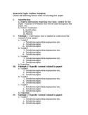 General Research Paper Outline Template