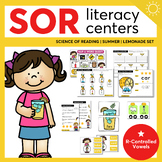 R-Controlled Literacy Thematic Centers Summer - Lemonade - Science of Reading