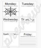 Spelling Word Practice - Bell Ringer, Morning Work, Homework