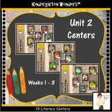 Kindergarten Wonders? Unit 2 Weeks 1 - 3 Literacy Centers