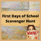 First Days of School Scavenger Hunt