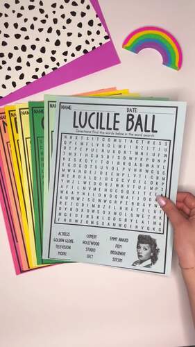 Women's History Word Search Pack  | Important Women of History
