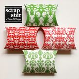 Damask Pillow Boxes