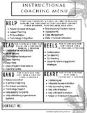 Instructional Coaching Menu