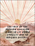 C.S. Lewis Inspirational Quote for Educators Poster - Printable