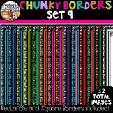 Chunky Borders Clipart Set 9 {Borders Clipart}