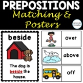 Preposition Posters and Matching Activity for Positional Words