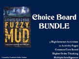 Fuzzy Mud Choice Board BUNDLE 10 Activity Pages Book Project NO PREP