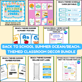 Summer Beach-Themed Classroom Decor Bundle