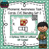 Phonemic Awareness Task Cards: CVC Blending Set 2