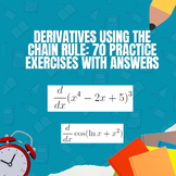 Chain Rule Worksheets for Calculus Students: Power, Exponential, Trig & More