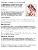 The Struggle and Passage of the 19th Amendment Reading Summary and Questions