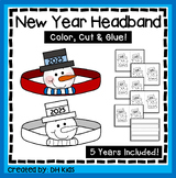 New Year's Hat Project - Snowman New Year Headband, January 2025 Art