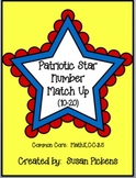 Patriotic Stars Number Match Up 10-20 (Common Core Aligned)