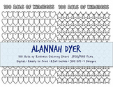 100 Acts of Kindness Chart, Worksheet, Color, Shapes, Manners, Love, 4 Designs