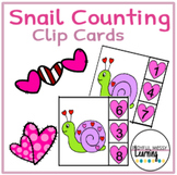 Valentine's Day Snail Clip Cards