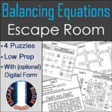 Algebraic Thinking: Balancing Equations Activity: Escape Room Math