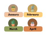Cactus Cuties Birthday Bulletin Board