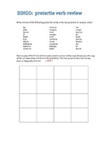 SPANISH VERB BINGO PRETERITE REVIEW