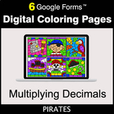 Multiplying Decimals - Google Forms | Digital Coloring Pages