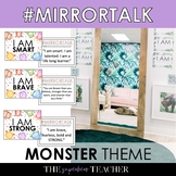 Positive Affirmations Mirror Station MONSTERS Growth Mindset Classroom Decor