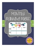 Editable Monthly Planning Pages