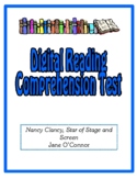 Digital Comprehension Test (Google Docs) - Nancy Clancy Star of Stage and Screen