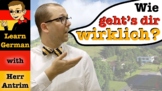 Wie geht's dir wirklich? - A2 Listening Comprehension Exercise