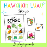 Hawaiian Luau BINGO Game - Class Set - Summer Game - Class Party