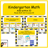 Kindergarten Math Unit 6 lesson 20 Add within 10 Digital Resource
