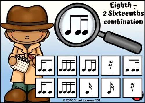 I SPY RHYTHM SYMBOL BOOM CARDS? Set 3 Music Rhythm Game Google Classroom