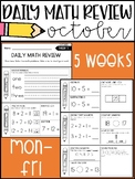 Daily Math Review: October
