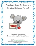 Cute Koala Contractions - Gradual Release Template