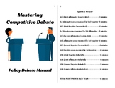 Policy Debate Cheatsheet for High School Debaters