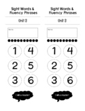 1st Grade, Unit 3 Reading Street, Sight Words and Fluency Phrases Booklet