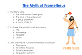 Greek Mythology- Prometheus: Ted-ED Viewing Guide