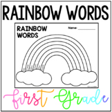 First Grade Wonders Rainbow Words