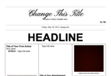 Congo Newspaper Activity 